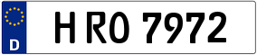Truck License Plate